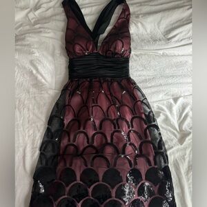 Women’s dress with lace detailing